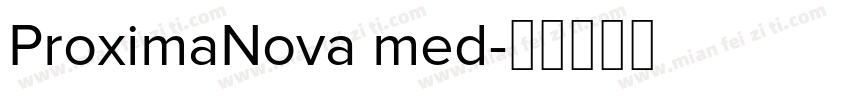 ProximaNova med字体转换
